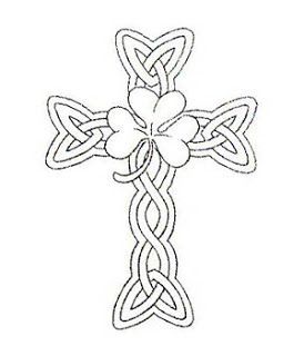 simple celtic cross tattoo ideas for beginners