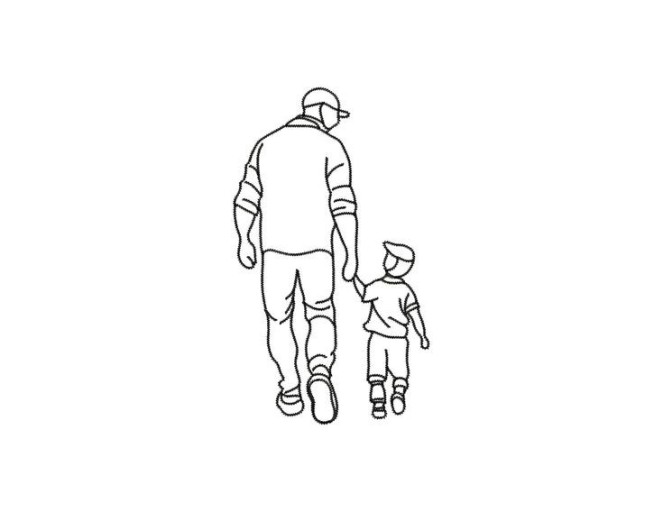 simple dad and son tattoo styles