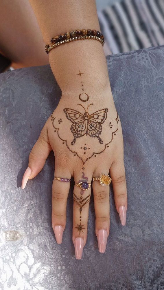 simple henna tattoo ideas 0022