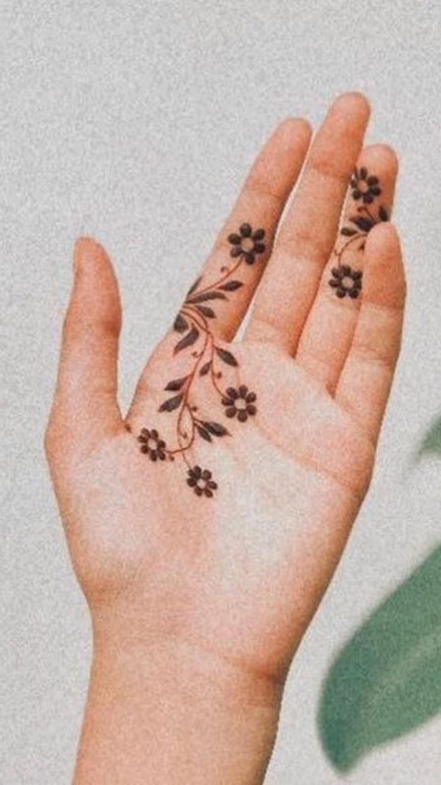 simple henna tattoo ideas 0045