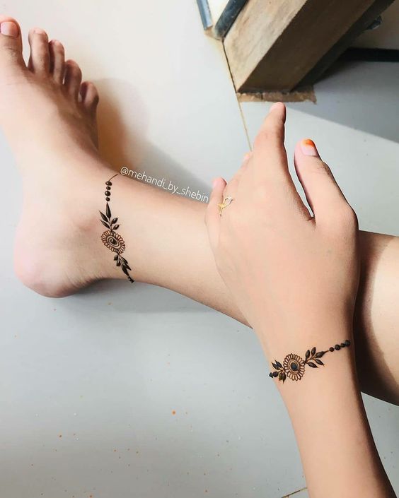 simple henna tattoo ideas 0067