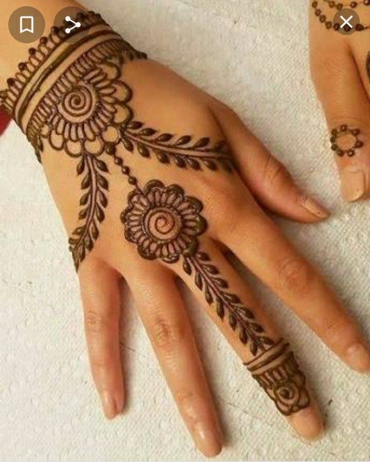 simple henna tattoo ideas 0092