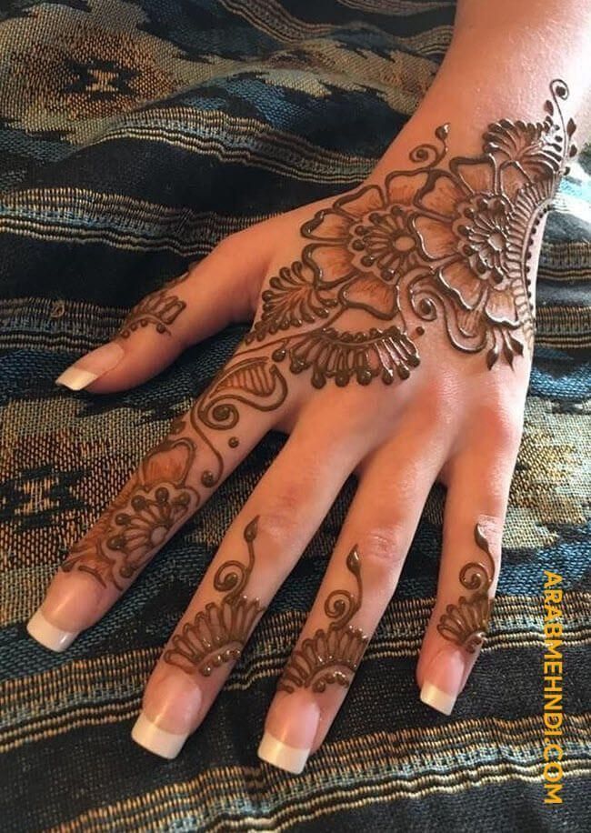 simple henna tattoo ideas 0093