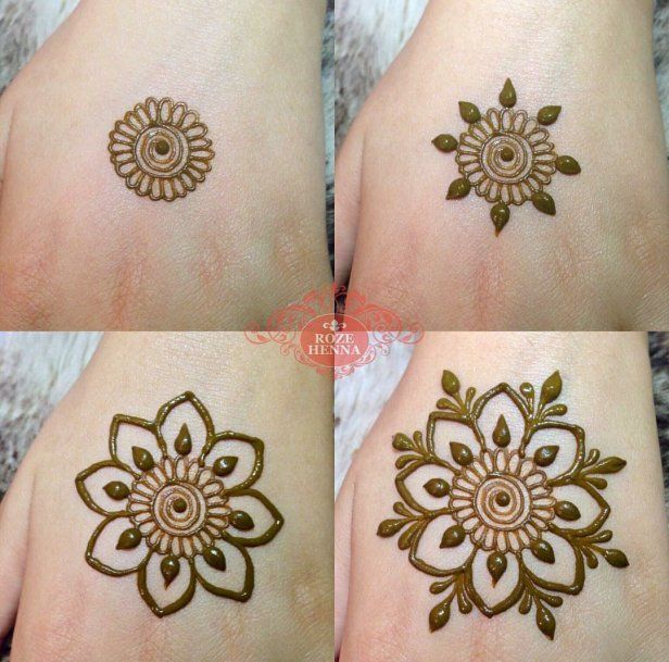 simple henna tattoo ideas 0096