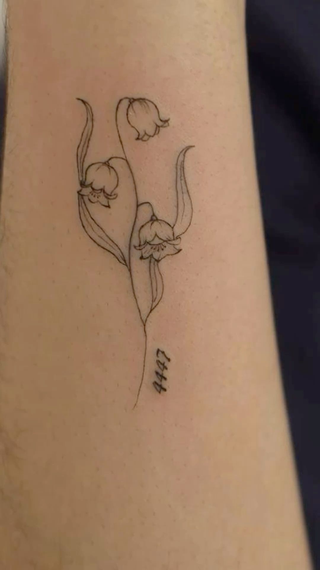 simple lily tattoo concepts