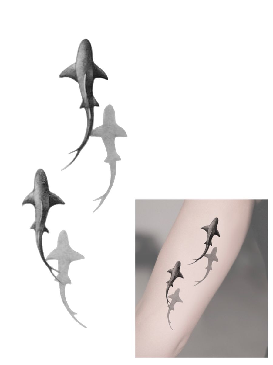 simple shark tattoo ideas