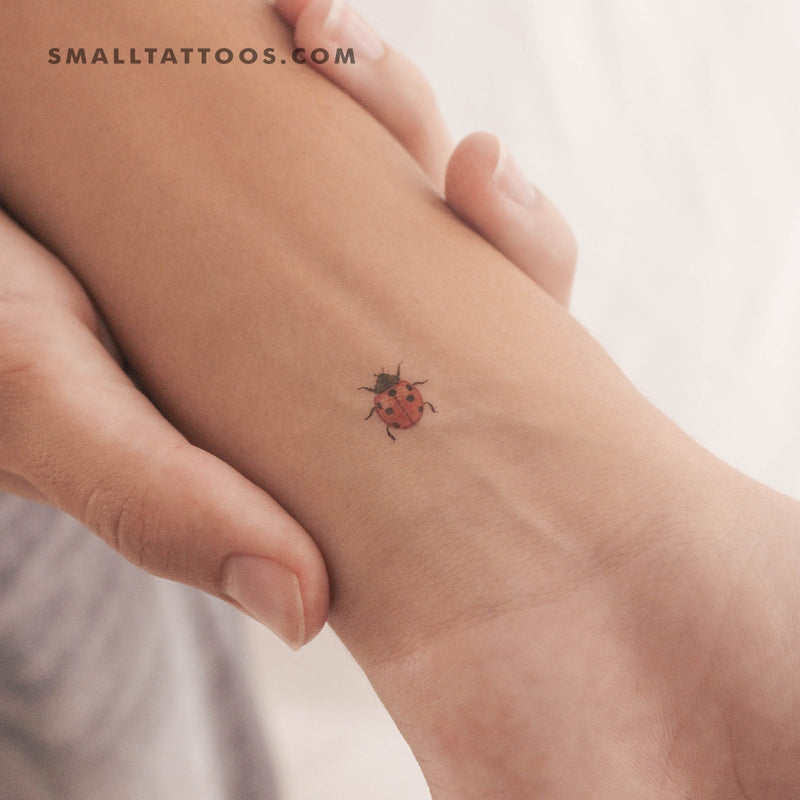 simple small ladybug tattoo 0044