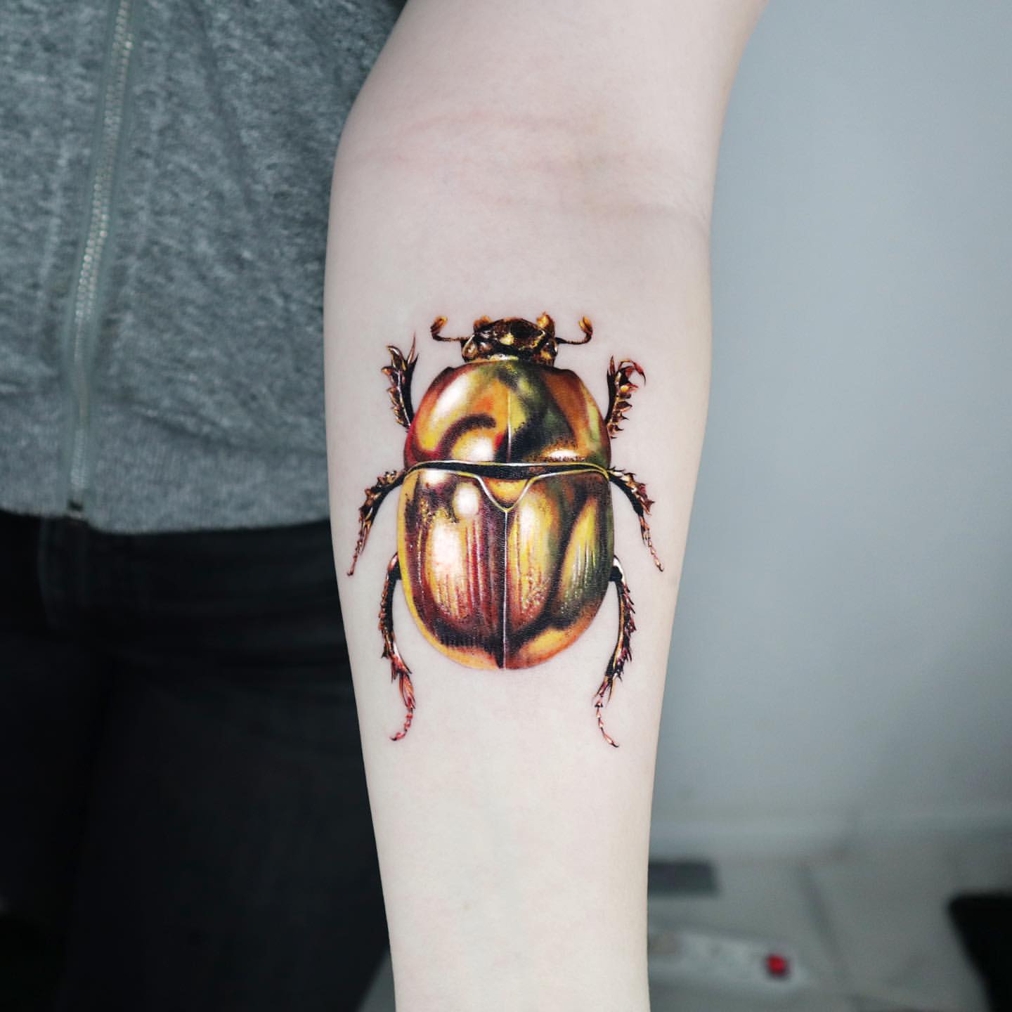 simple small ladybug tattoo 0084