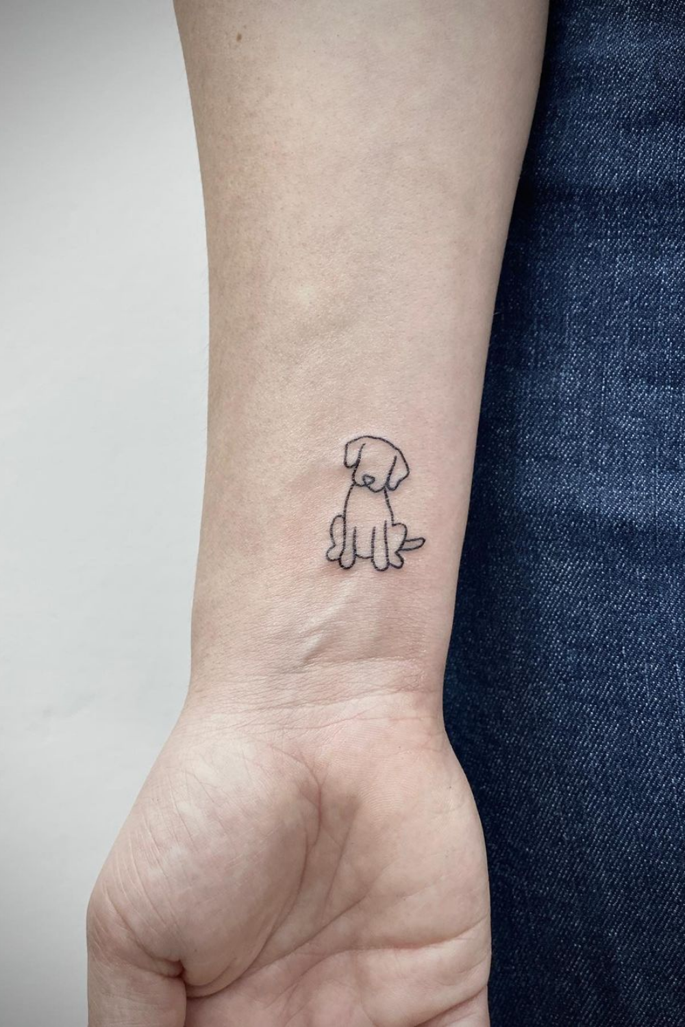 simple tattoo ideas for pets 0029