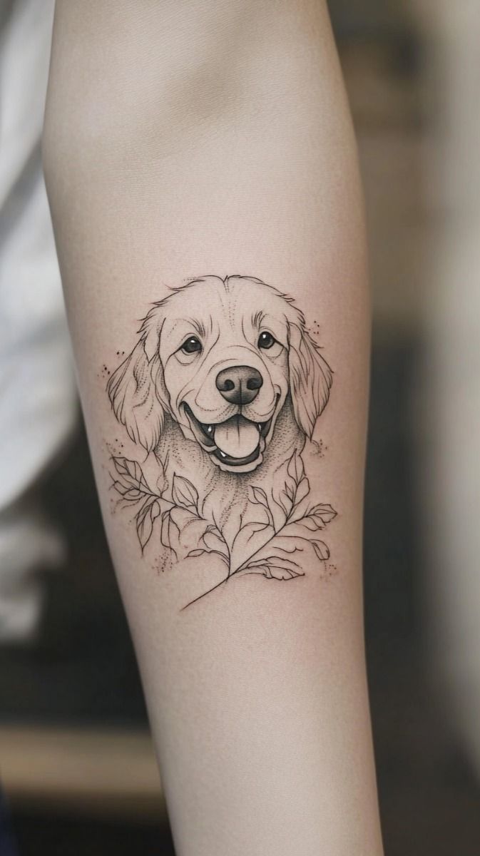 simple tattoo ideas for pets 0068