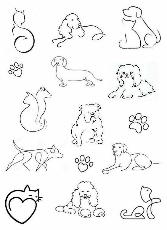 simple tattoo ideas for pets 0084