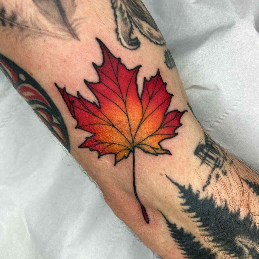 small autumn tattoo ideas