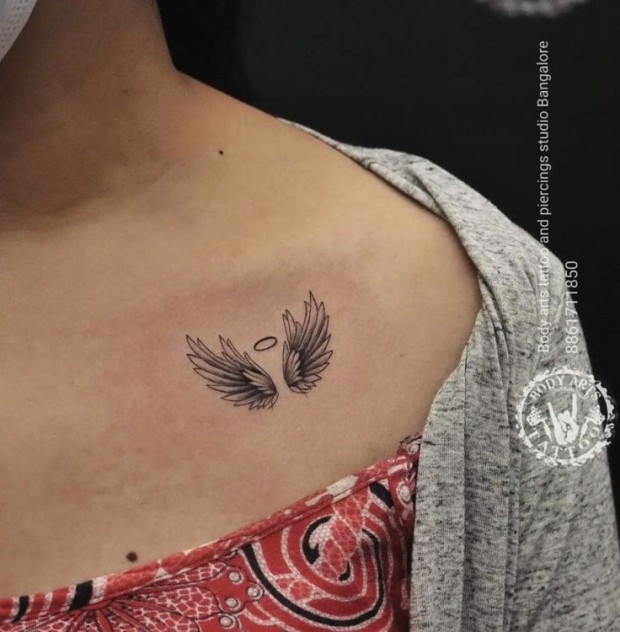 Small baby angel tattoo designs 0049