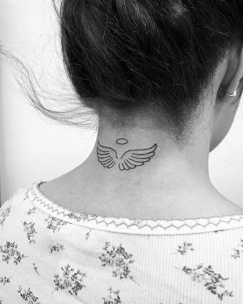 Small baby angel tattoo designs 0069