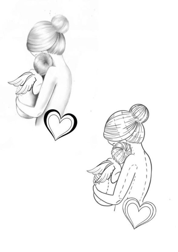 Small baby angel tattoo designs 0077