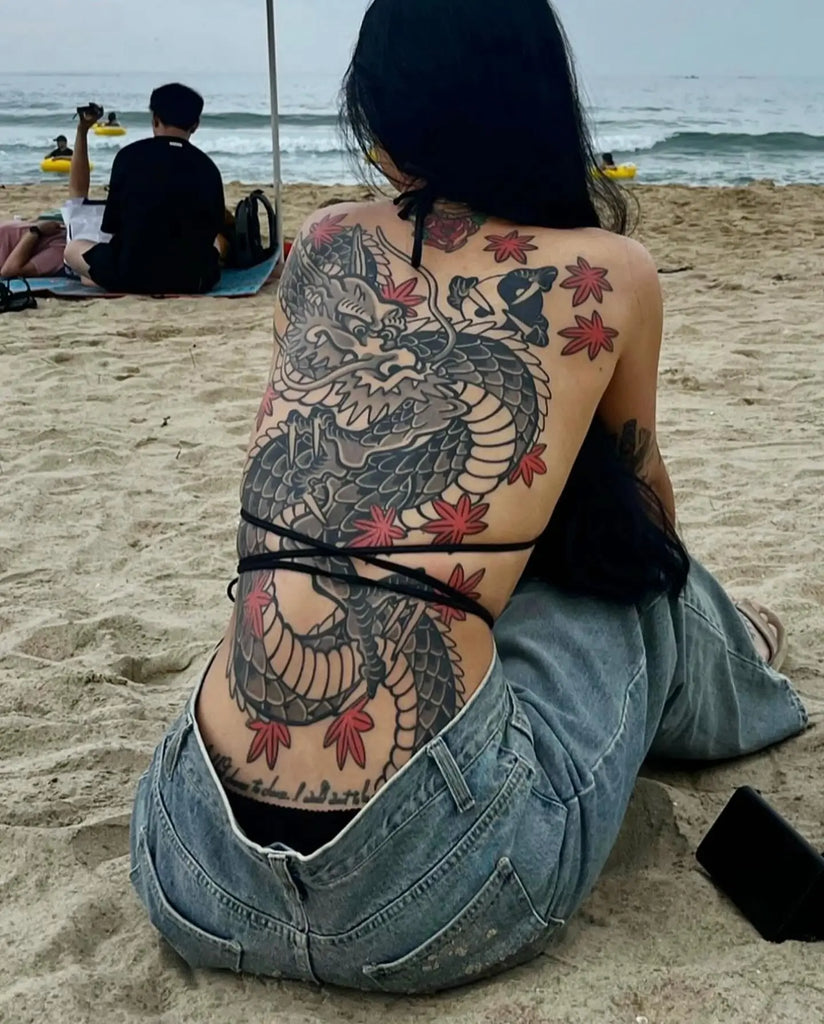 small back tattoo ideas for women