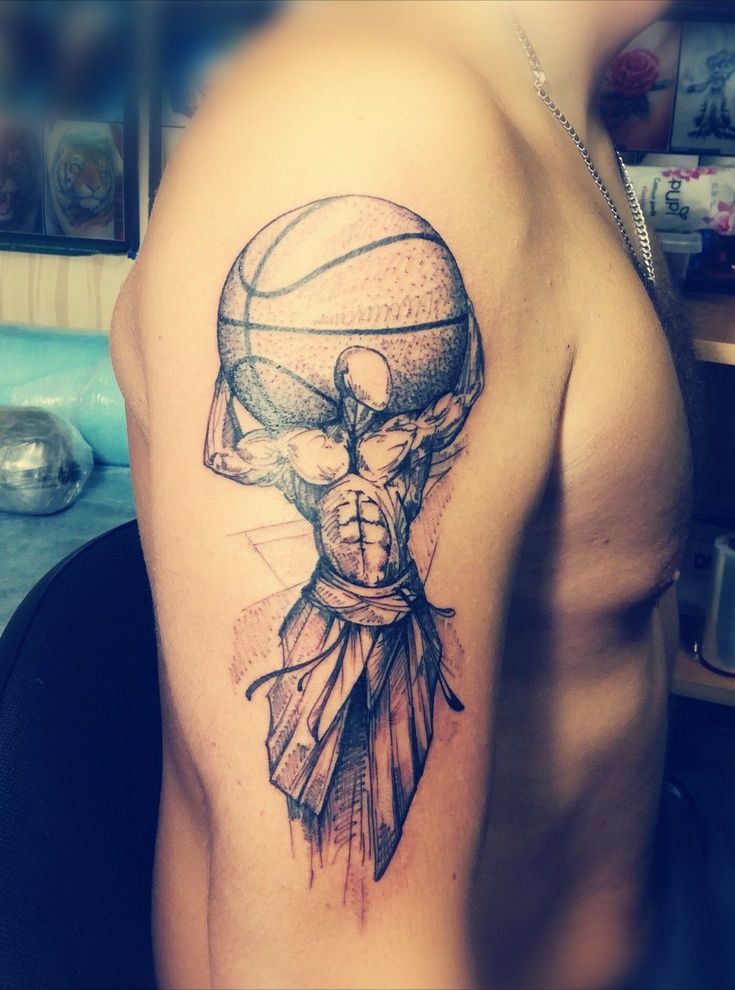 small basketball tattoo designs