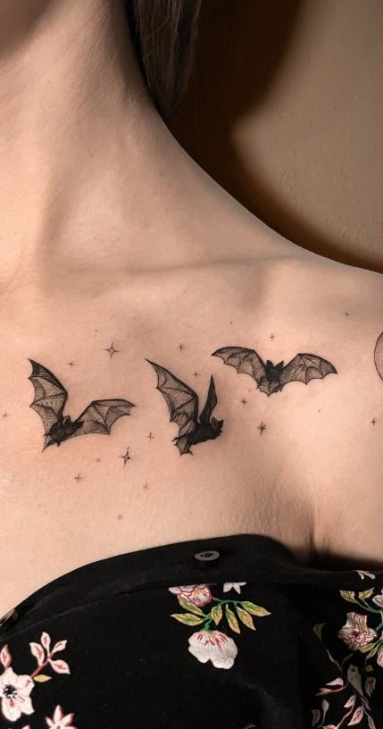 small bat tattoo 0010