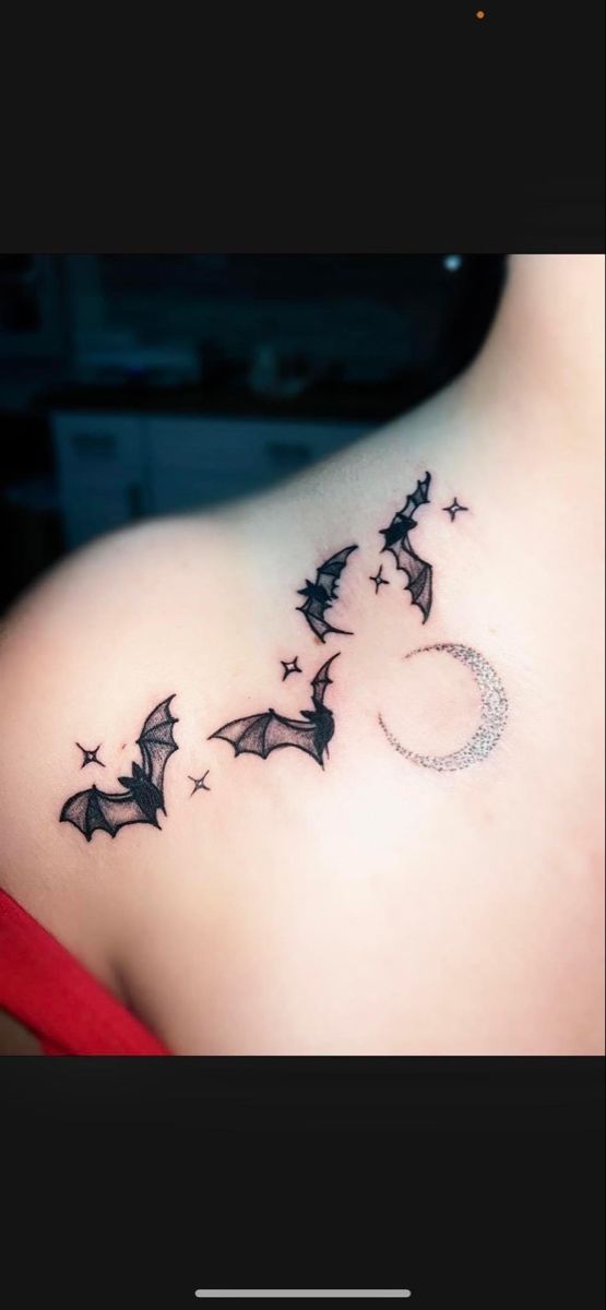 small bat tattoo 0018