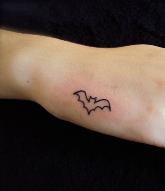 small bat tattoo 0028