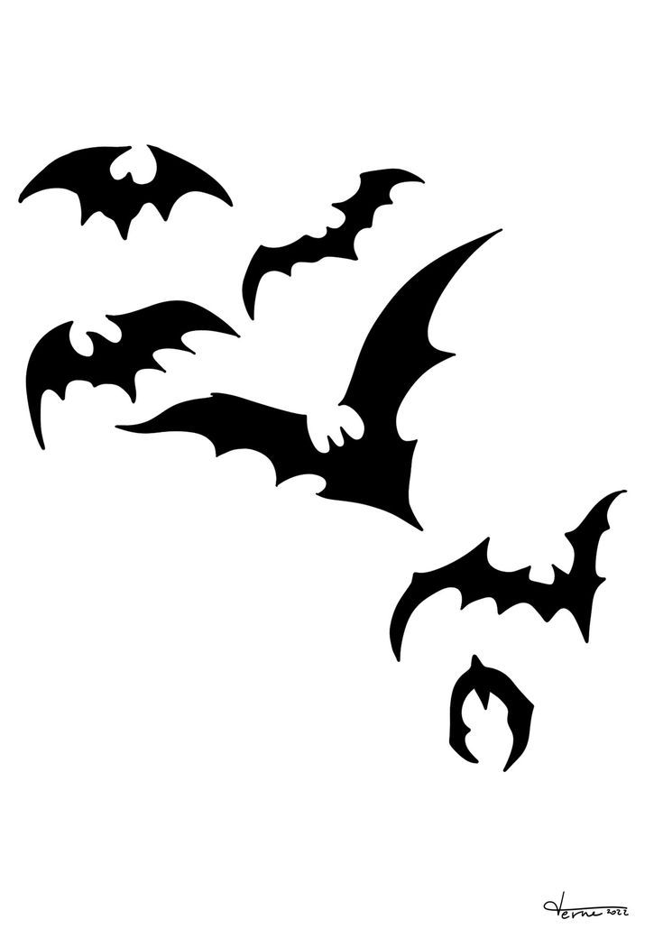 small bat tattoo 0036