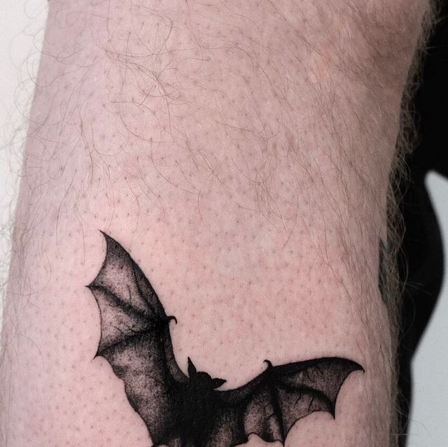 small bat tattoo 0042