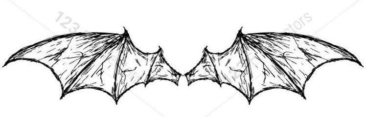 small bat tattoo 0048