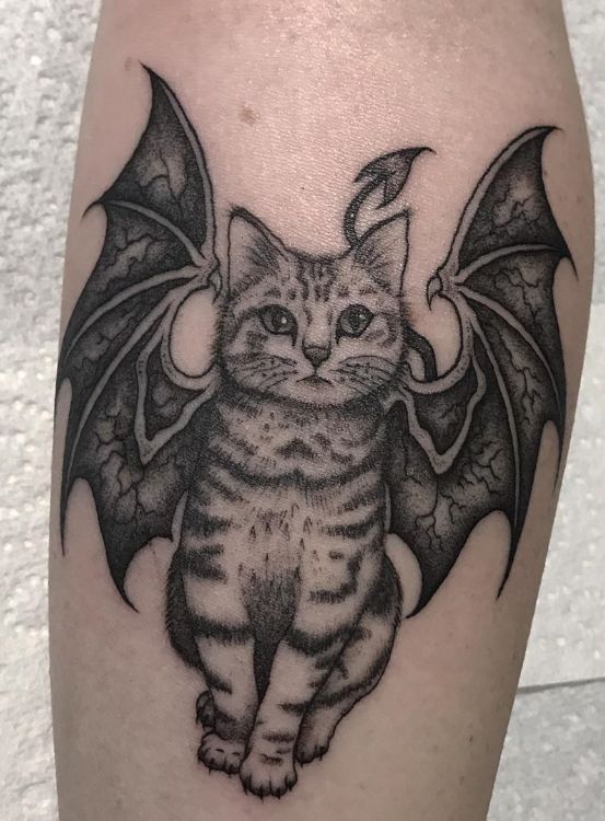 small bat tattoo 0061