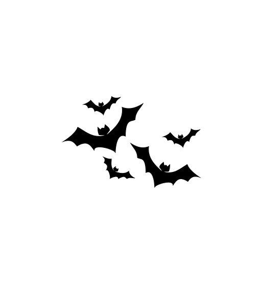 small bat tattoo 0066