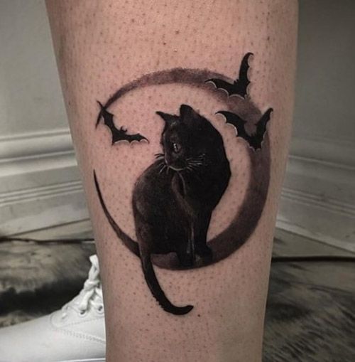 small bat tattoo 0071