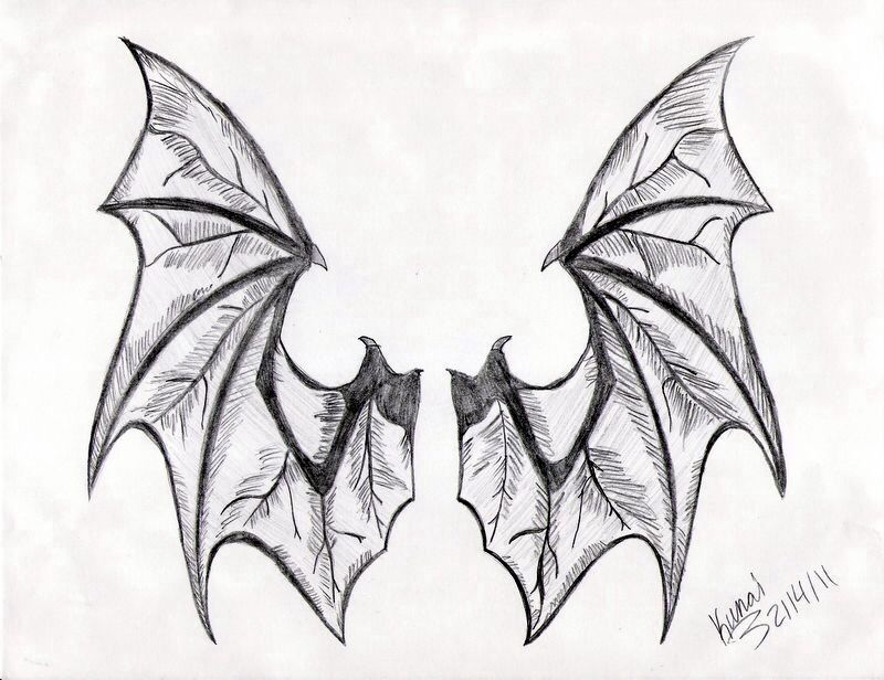 small bat tattoo 0091