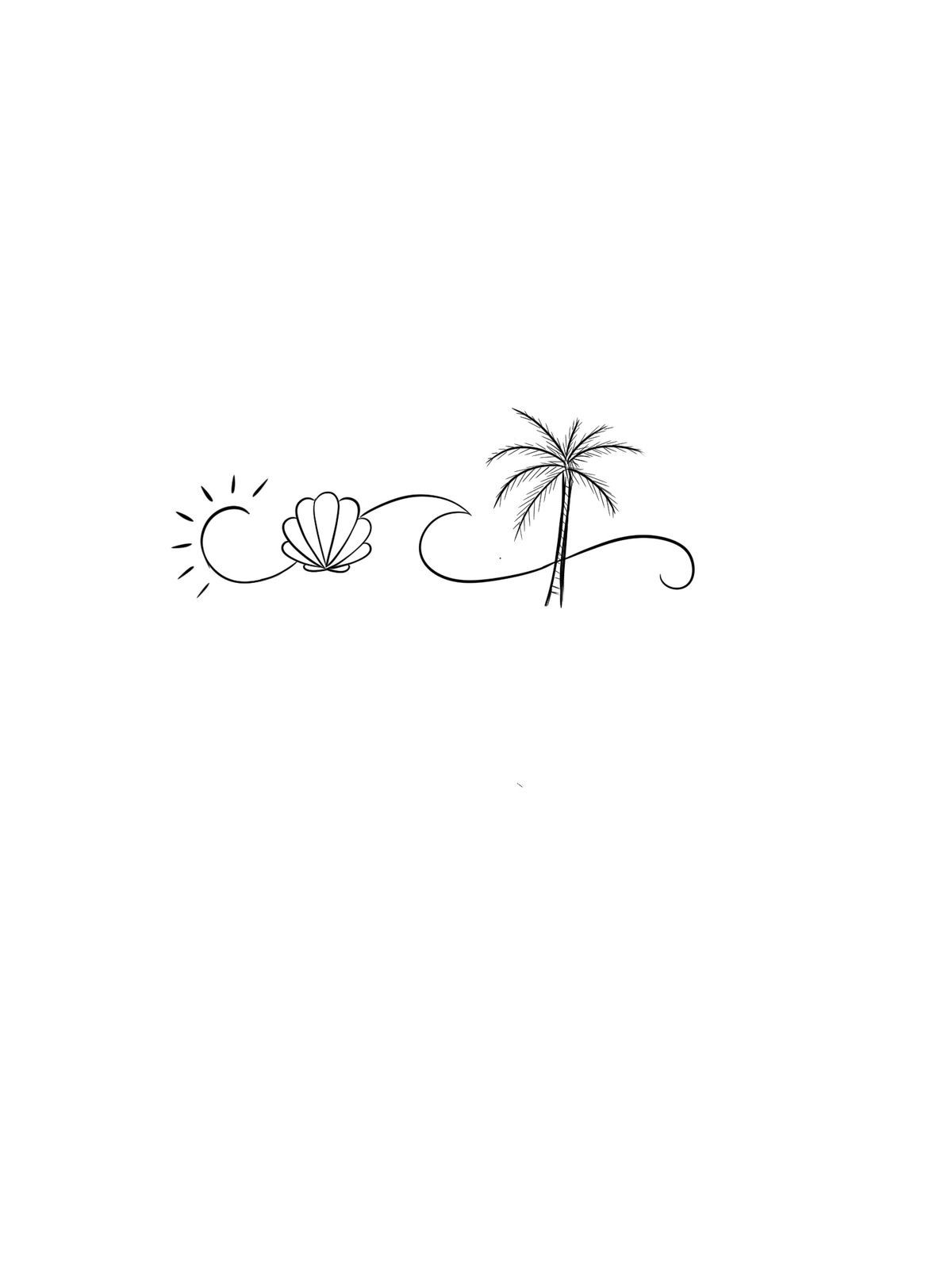 small beach tattoo ideas 0010