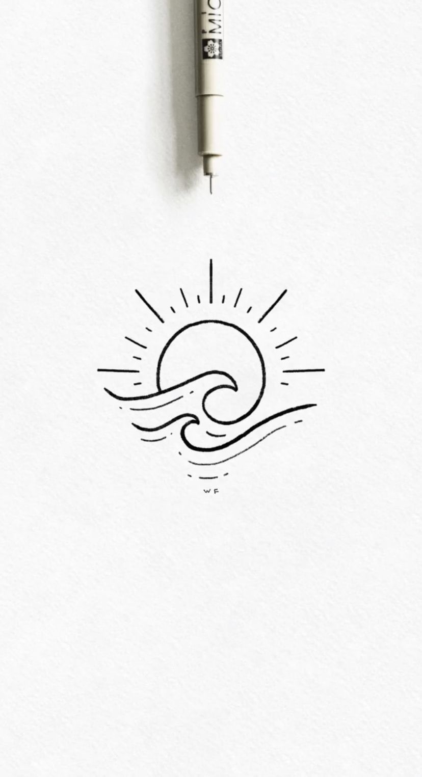 small beach tattoo ideas 0015