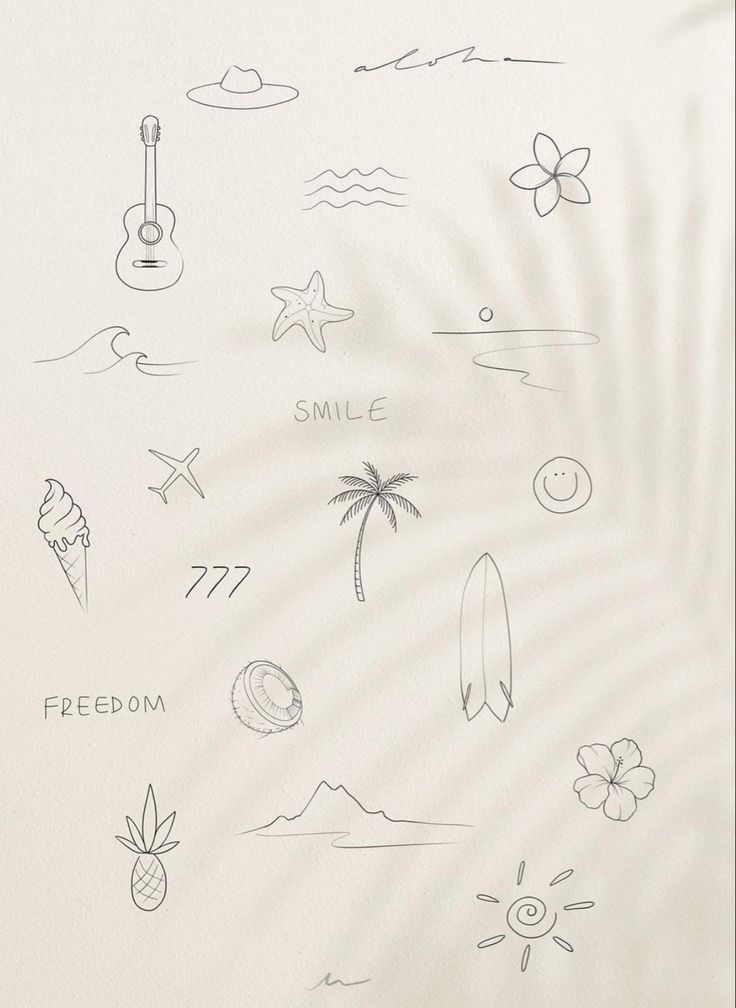 small beach tattoo ideas 0033