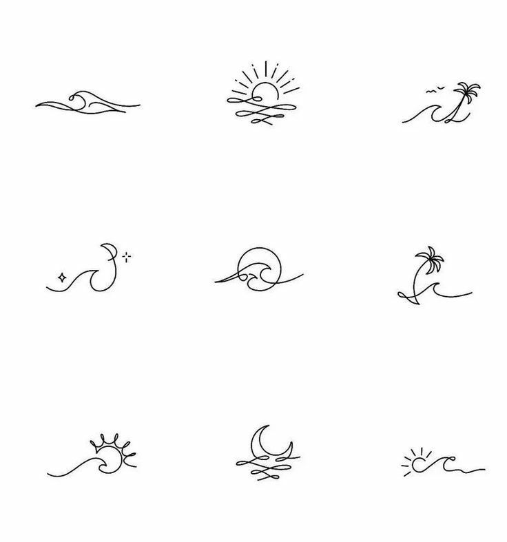 small beach tattoo ideas 0040