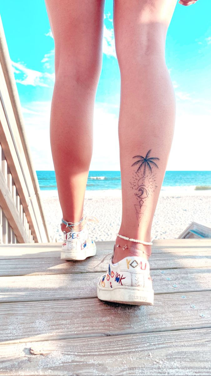 small beach tattoo ideas 0067