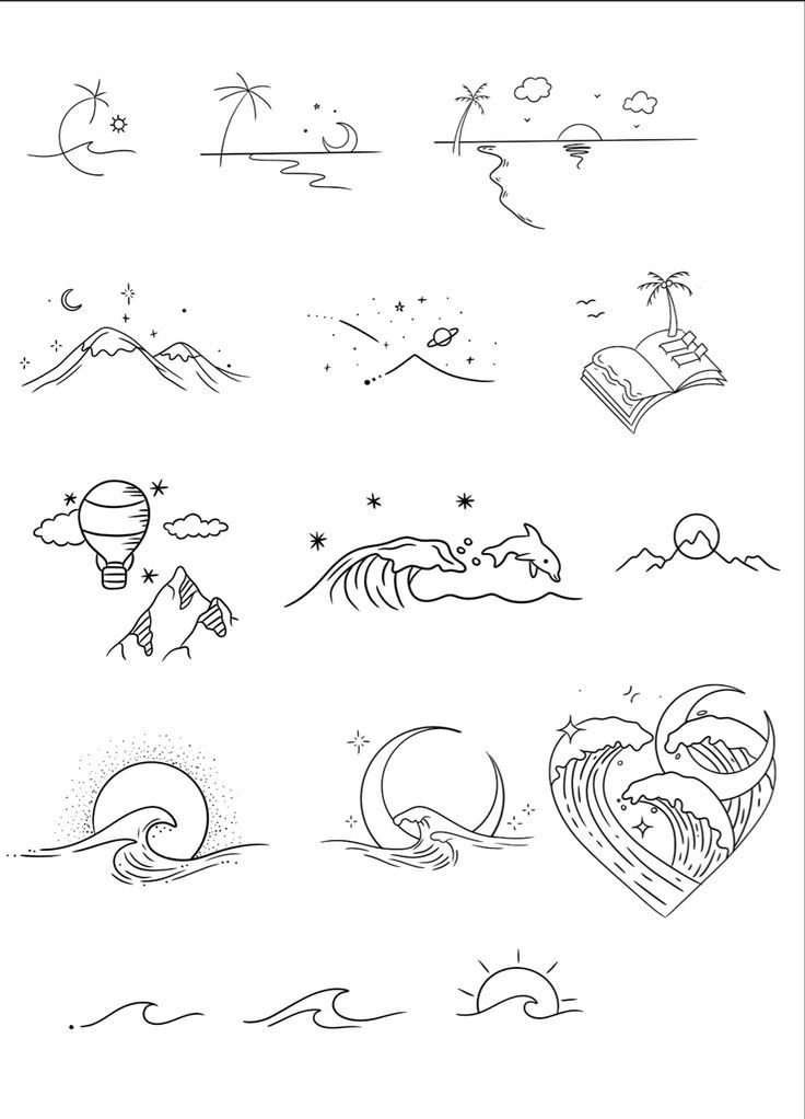 small beach tattoo ideas 0071