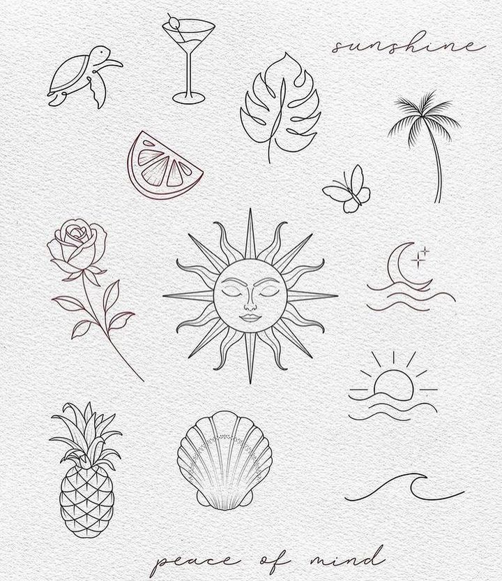 small beach tattoo ideas 0073