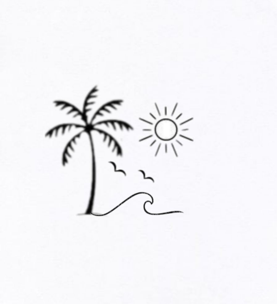 small beach tattoo ideas 0078