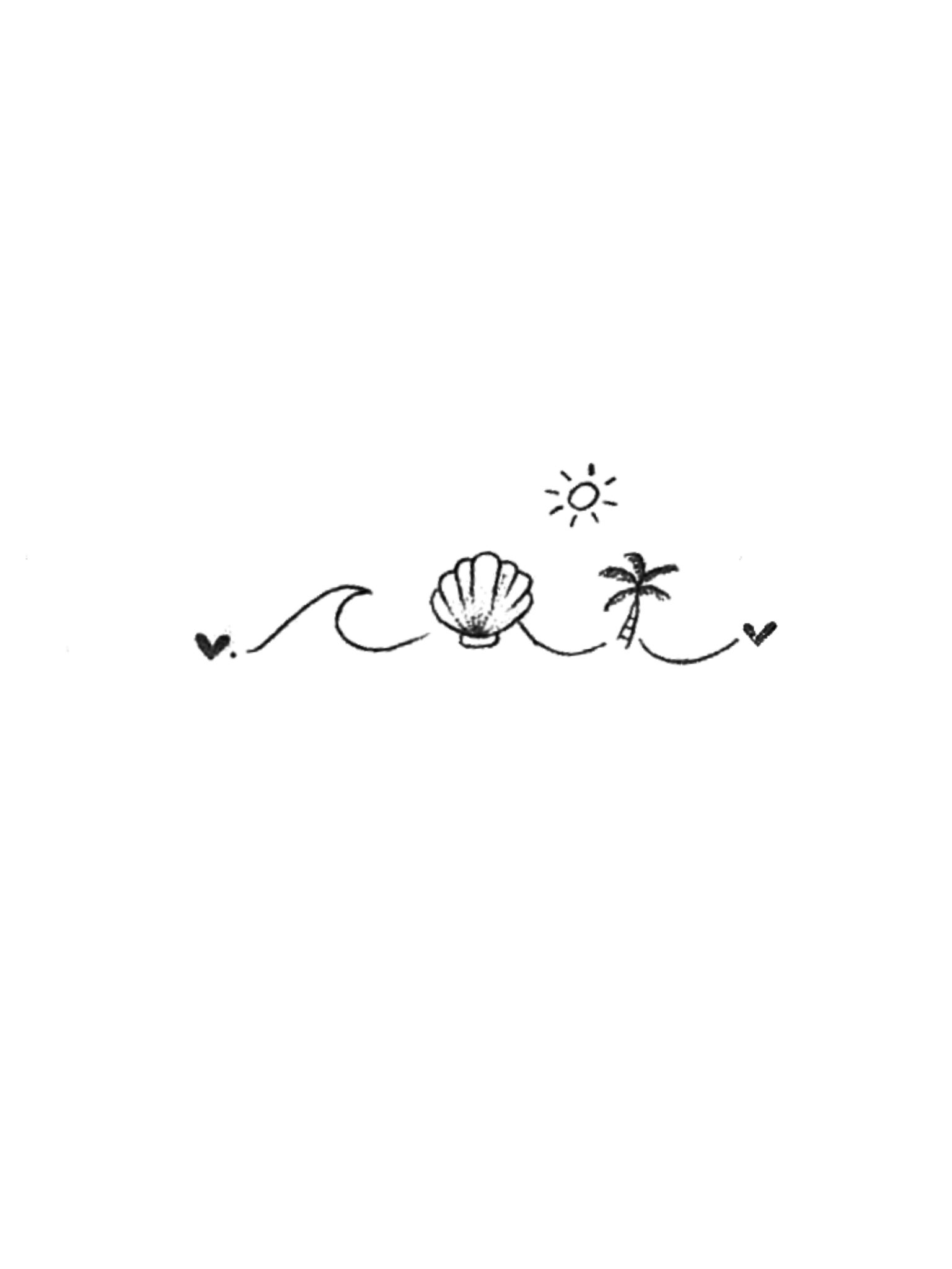 small beach tattoo ideas 0084