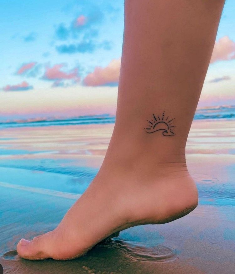 small beach tattoo ideas 0086