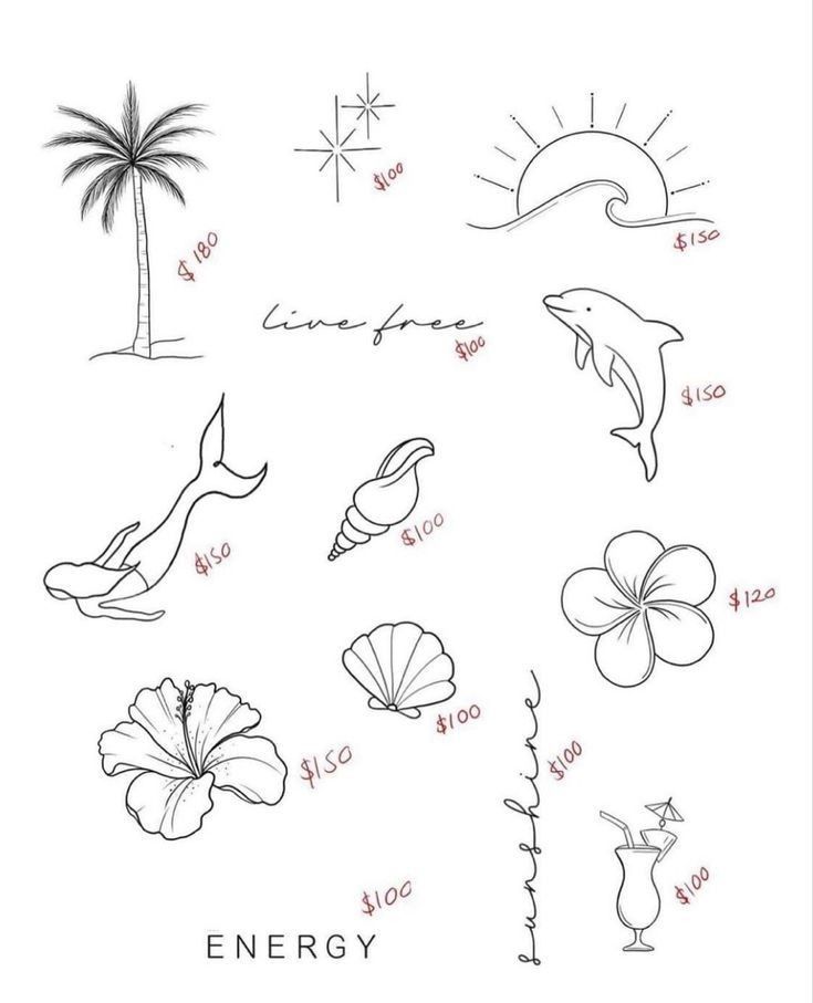 small beach tattoo ideas 0095