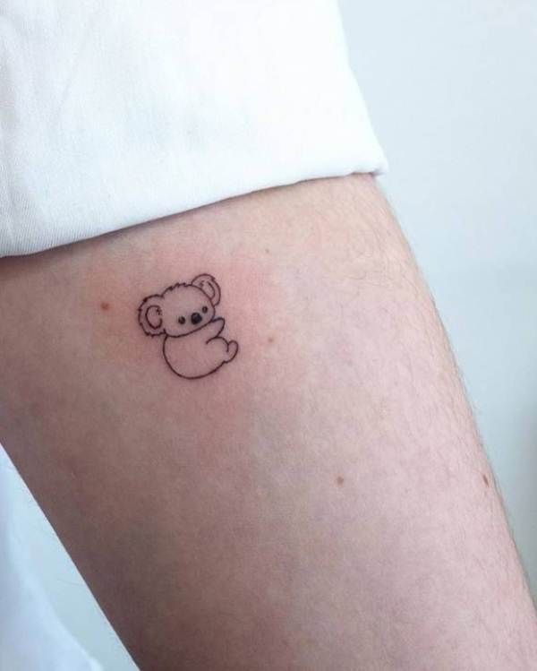 small bear tattoo 0020