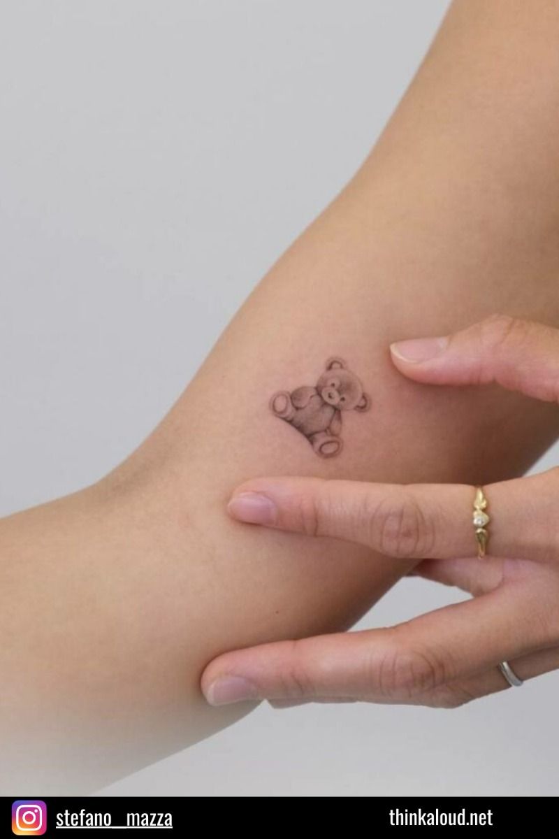 small bear tattoo 0038