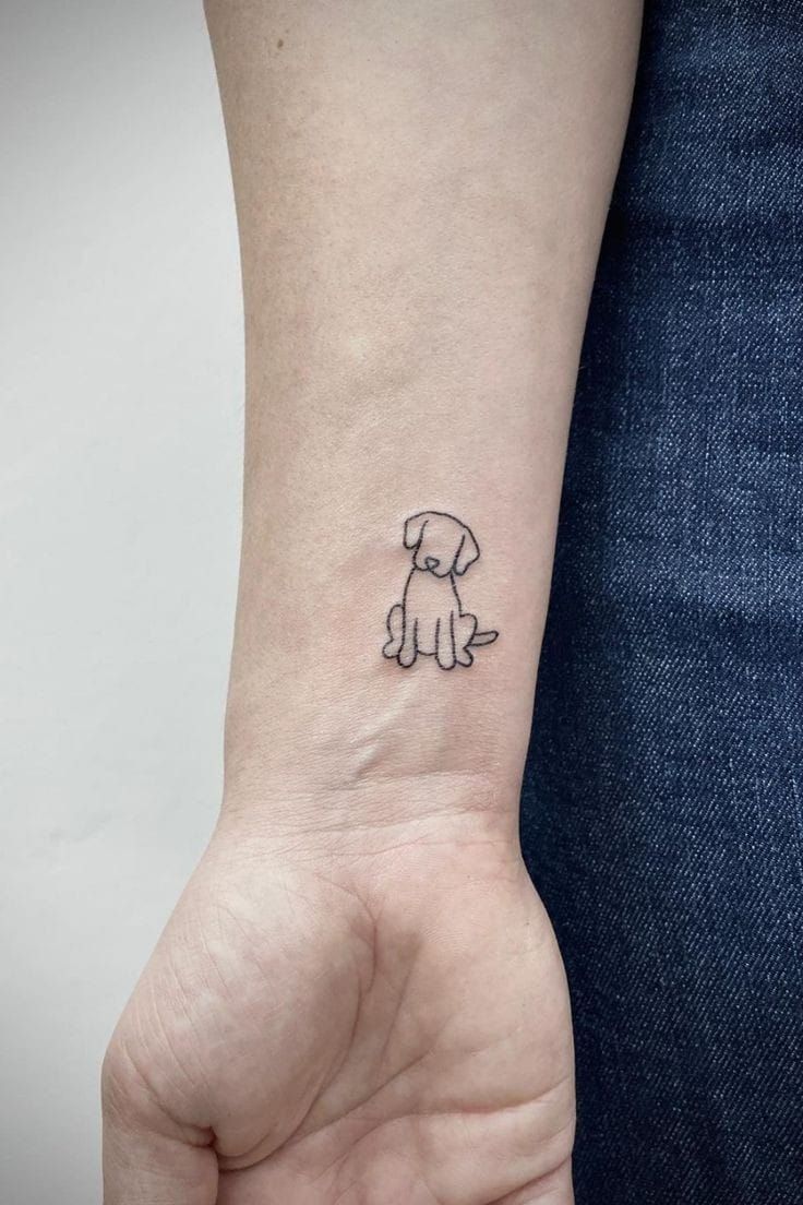 small bear tattoo 0062