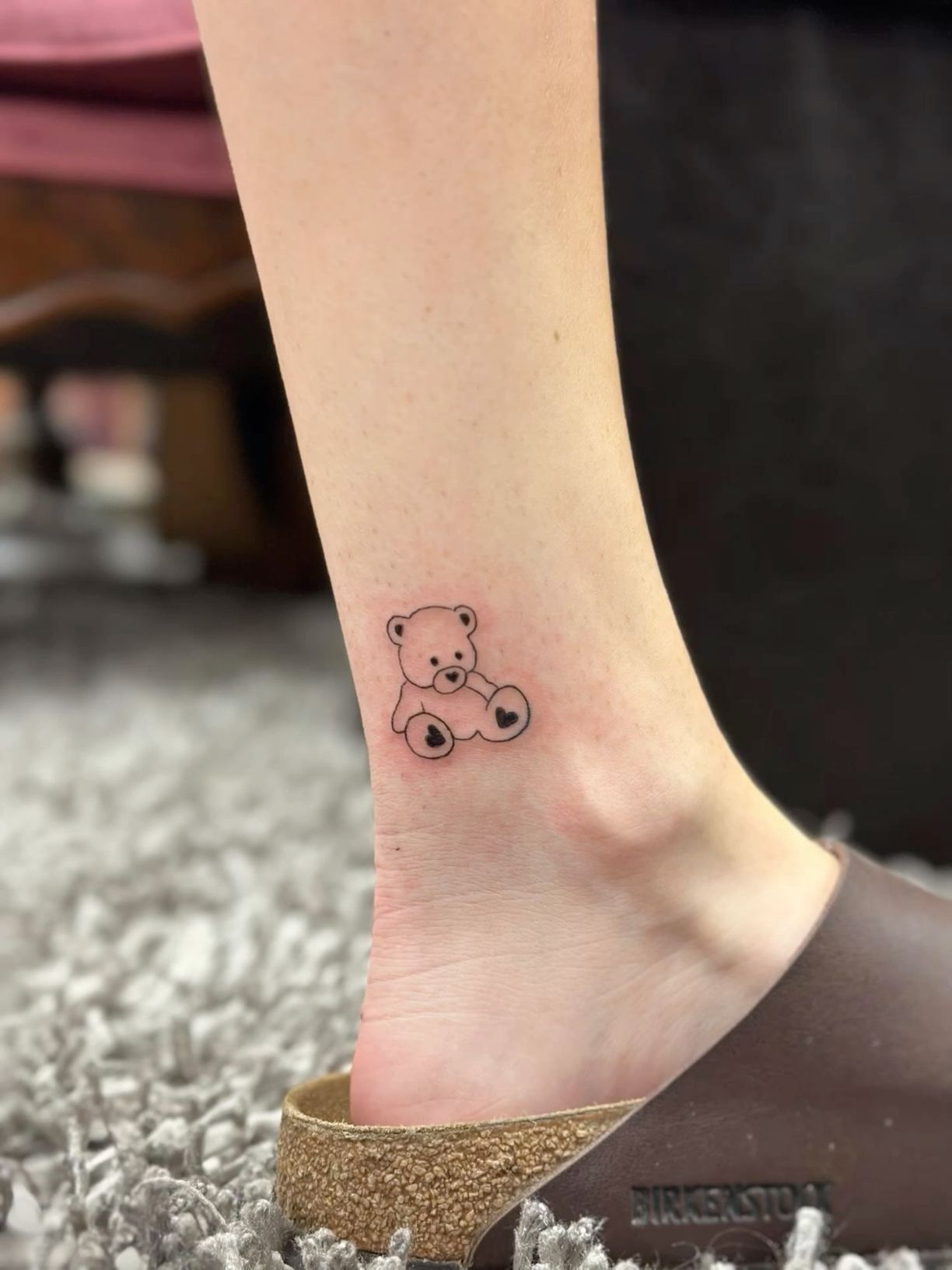 small bear tattoo 0065