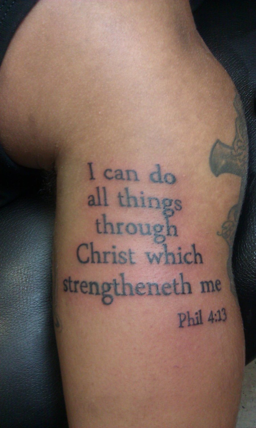 small bible verse chest tattoo 0019