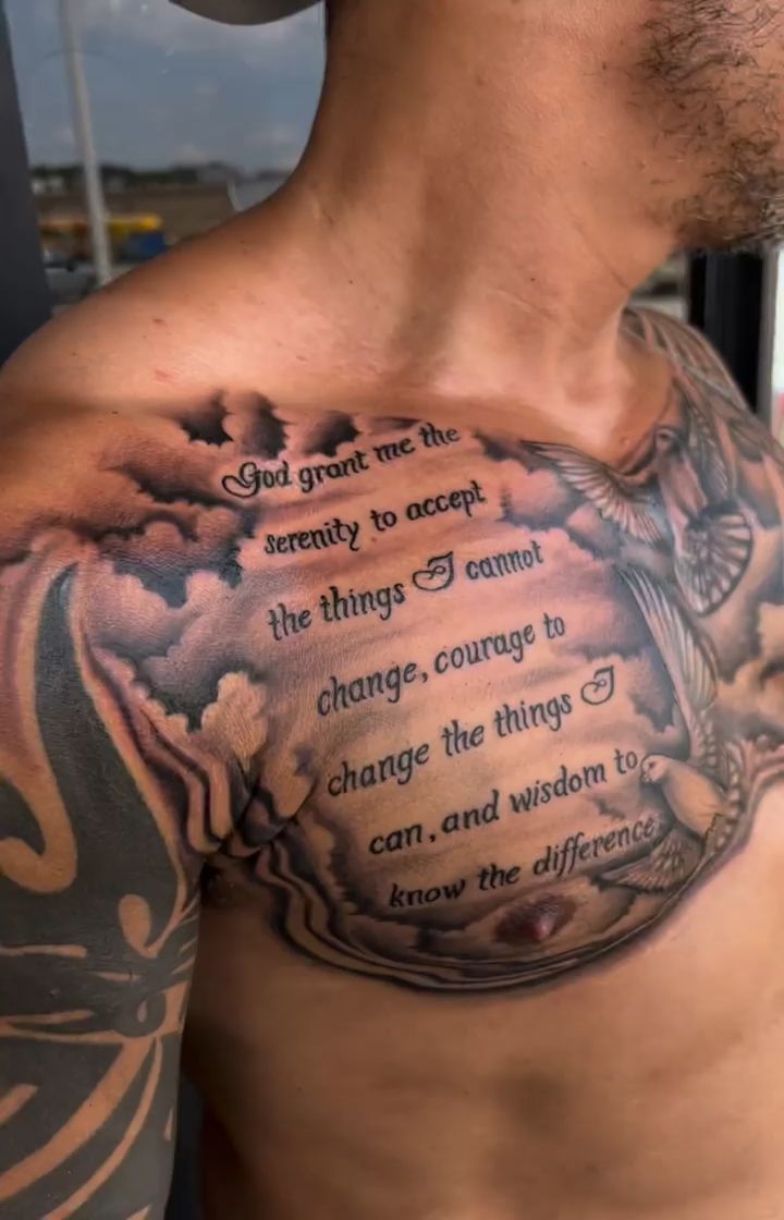 small bible verse chest tattoo 0022