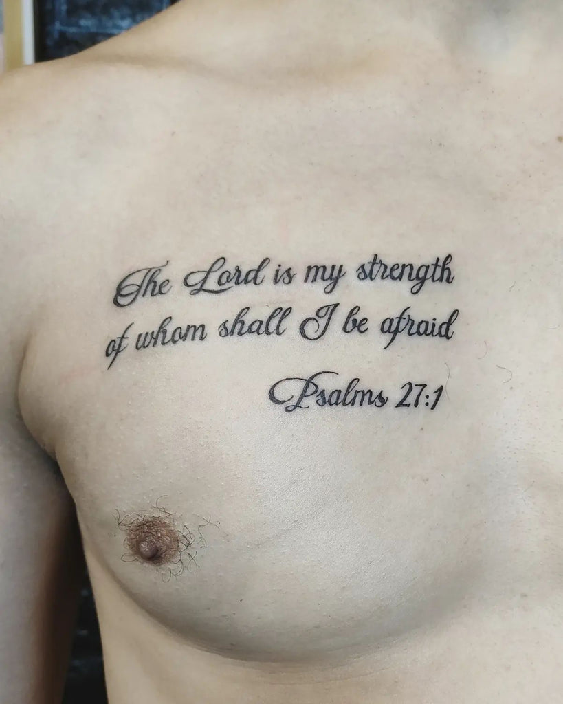 small bible verse chest tattoo 0042