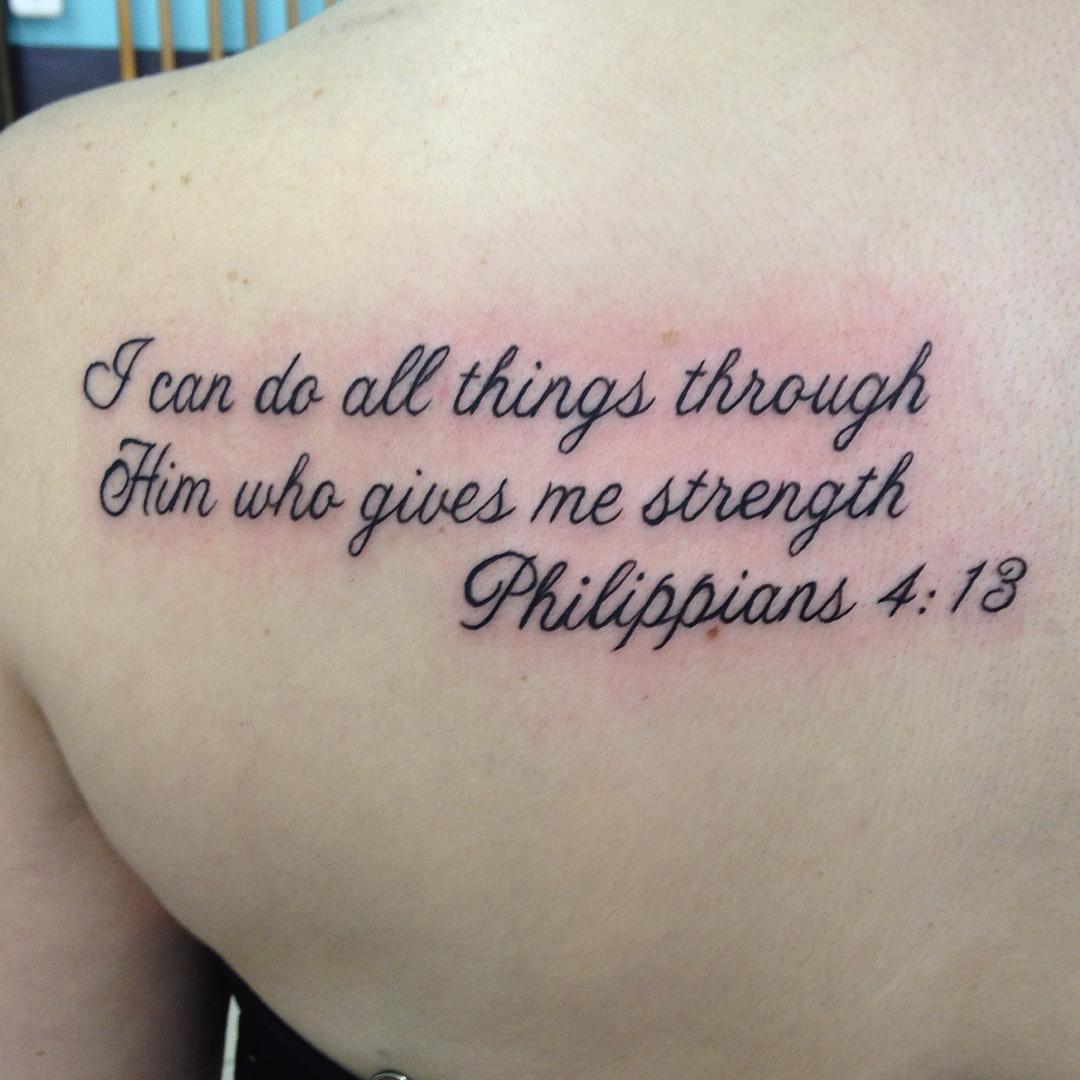 small bible verse chest tattoo 0054